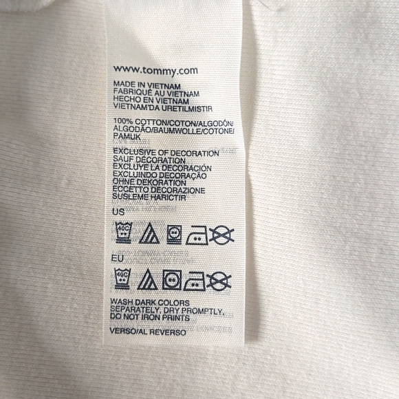 Tommy Hilfiger Women's White longsleeve. Size L. EUC - Picture 7 of 8